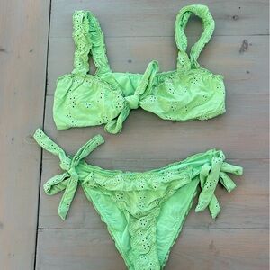 Green Frankie’s Bikinis Set